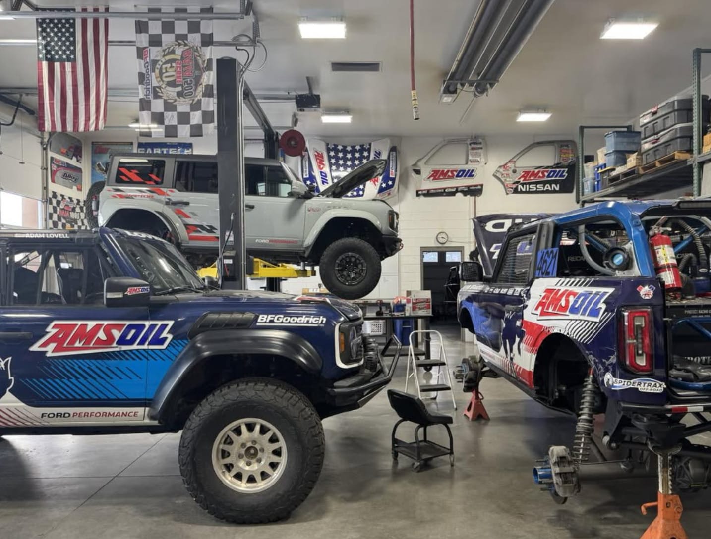 A look inside the shop from Brad Lovell and AMSOIL as King of the Hammers prep gets underway.